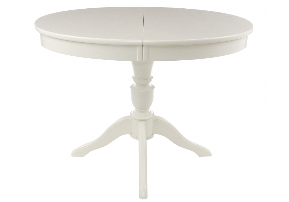 Стол деревянный Woodville Arno молочный без патины