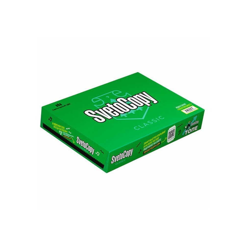 Бумага А-4 80г/м д/ксер. SVETO COPY (500л) 94% (CIE 146) КАТЕГОРИЯ С