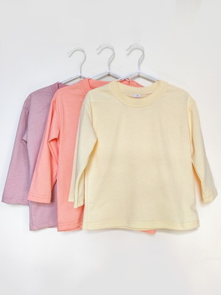 Лонгслив Сочный персиковый