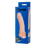 Удлиняющая насадка на пенис 18,5см с вибрацией ToyFa Xlover 748021