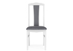 Стул деревянный Woodville Гроджин серый, белый, ножки белые