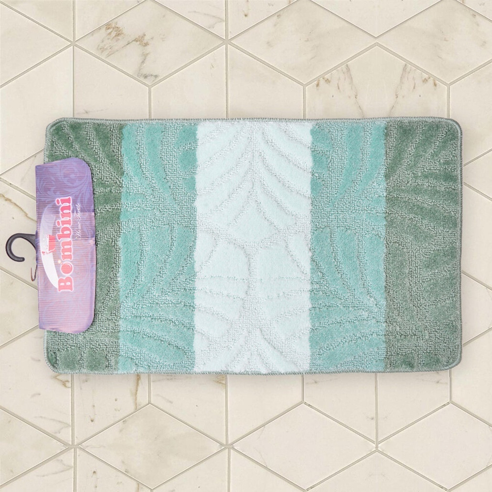 Коврик BOMBINI Zebra 50*80см (бирюзовый)