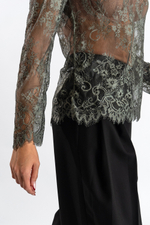 Кружевной лонгслив