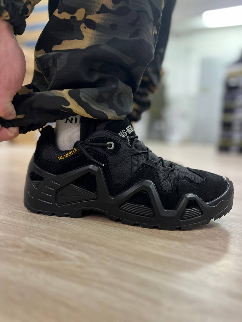 Костюм Горка 6 флис лайт / осень-зима / чёрный мультикам 1