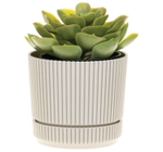 Кашпо СТРИП круглое D=110мм 0,6 л с поддоном М3245