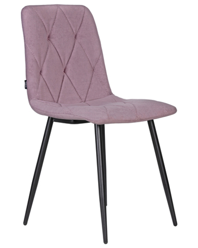Стул обеденный DOBRIN CHILLY ROMBO, Лавандовый Simple 48, основание черное