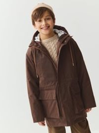 Парка демисезонная "Шоколад" 7+