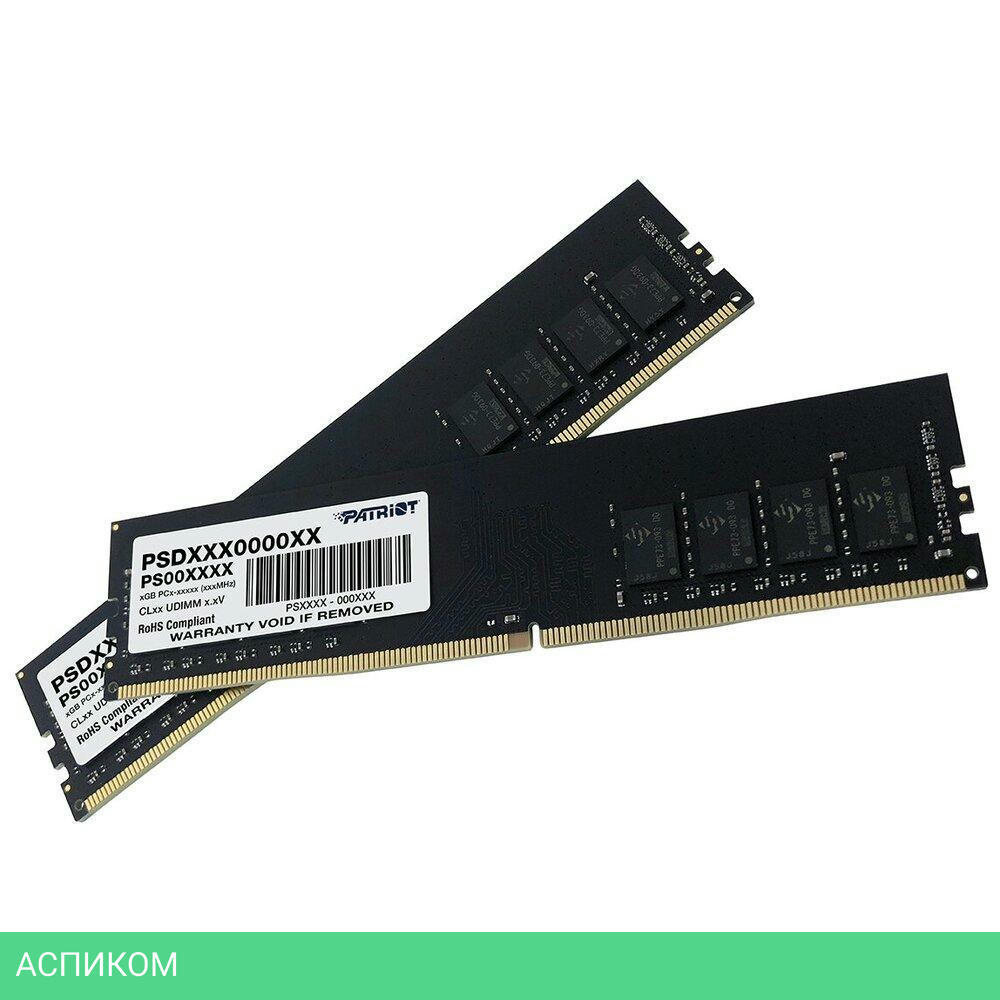 Оперативная память Patriot Signature Line 2x16GB DDR4 PC4-25600 (PSD432G3200K)