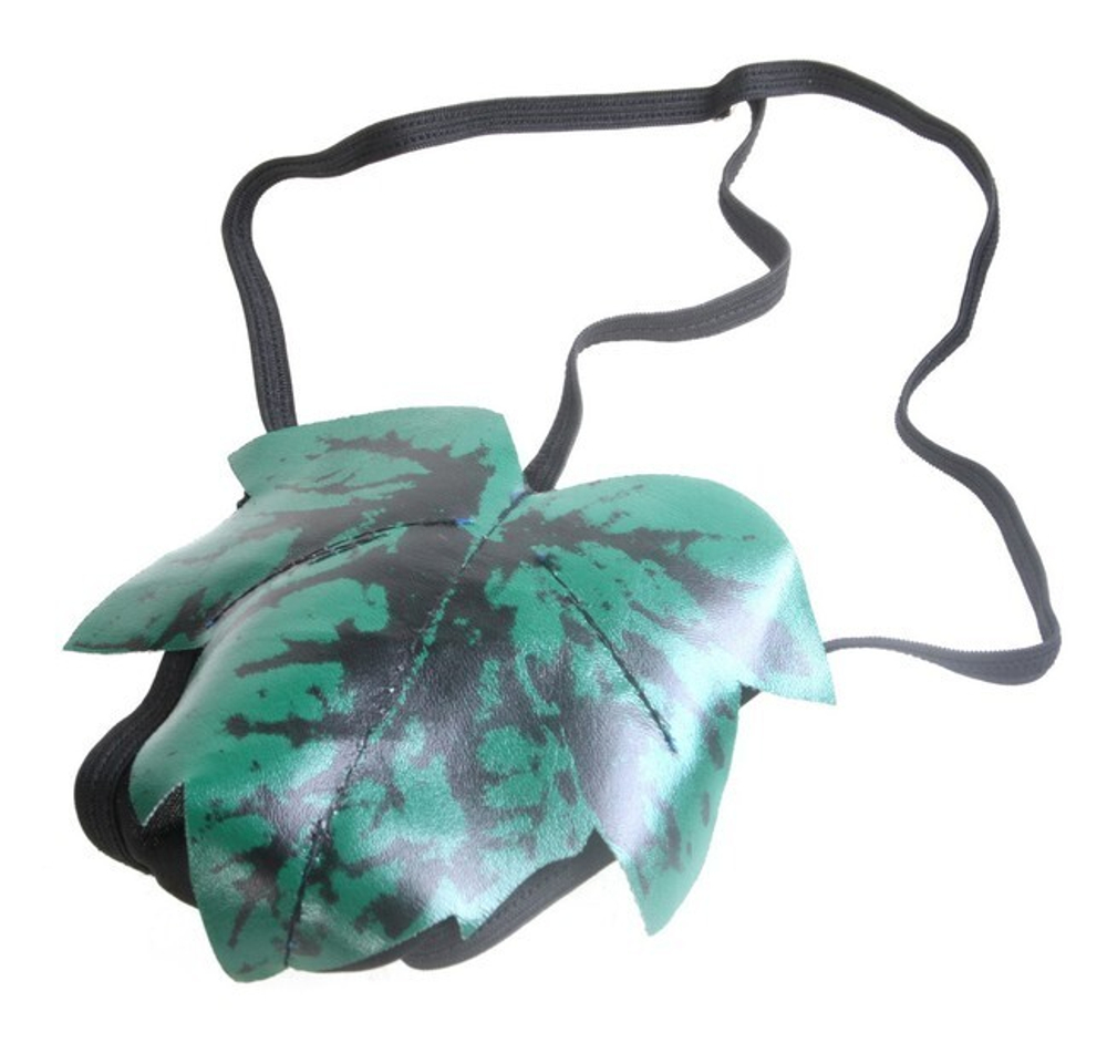 Трусы "Ева" (Цвет: черный с зеленым)