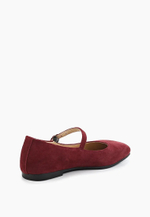 Туфли // Mary Jane // Bordo // Suede