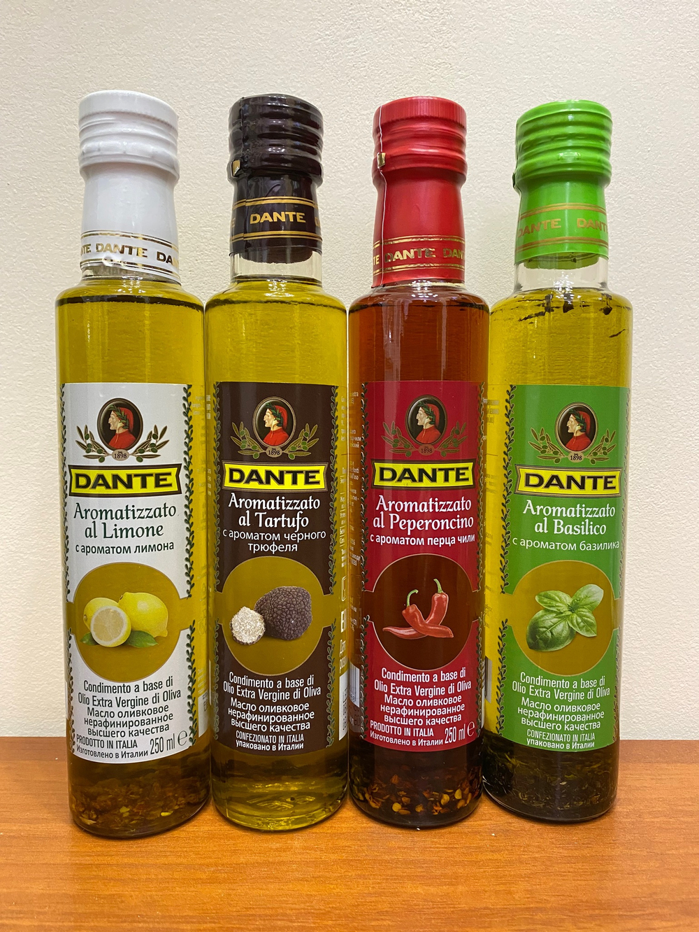 Масло оливковое Dante БАЗИЛИК Extra Virgin 250 Италия