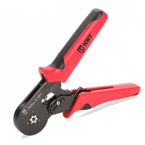 Пресс-клещи КВТ ПКВш-6 для опрессовки наконечников НШВИ 0,25 - 6мм2 шестигранный обжим 74593