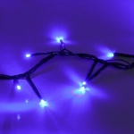 Гирлянда для дома НИТЬ «Твинкл Лайт» 3 м 100 ламп LED, черн.пров, 8 реж, IP-20. Синий (возможность соединения)