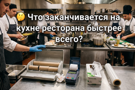 🤔 Что заканчивается на кухне ресторана быстрее всего?