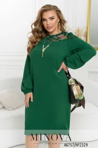 Платье 2329-зеленый Minova