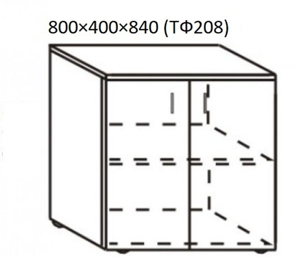 Тумба 800×400×840 (ТФ208)