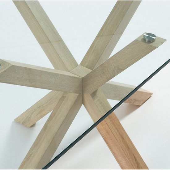 Стол Arya 200x100 металл стекло