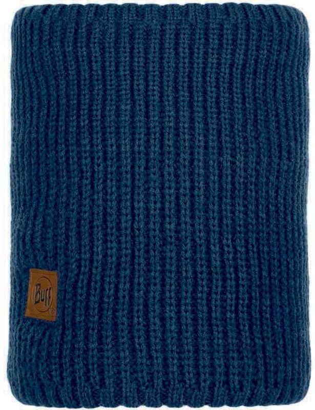 Шарф-труба вязаный с флисом Buff Neckwarmer Knitted Polar Rutger Medieval Blue Фото 1