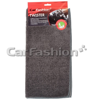 Салфетка микрофибра "CarFashion TWISTER" 40х40см 90008