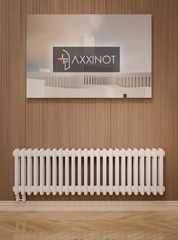 Axxinot Sentir 3040 - трехтрубный трубчатый радиатор высотой 400 мм, нижнее подключение