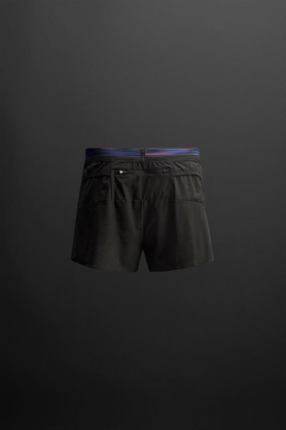 ZARA ШОРТЫ ДЛЯ БЕГА 3”, ЧЕРНЫЙ