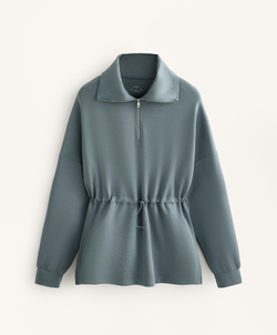 Oysho Толстовка на молнии до середины груди, синевато-серый