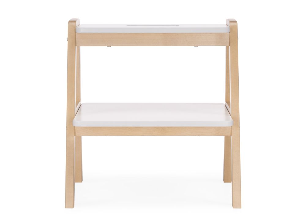 Табурет-стремянка Брети натуральная береза / белый