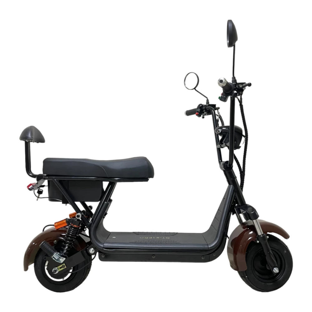 Электроскутер CityCoco GT-X1 PRO Mini коричневый