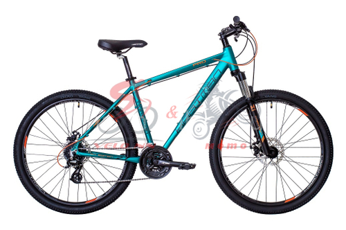 Велосипед Hartman 27.5" Hurrikan Pro Disk 19" бирюз-син/металлик