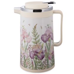 ТЕРМОС СО СТЕКЛЯННОЙ КОЛБОЙ, 950 МЛ, КРЫШКА С КЛАПАНОМ, СЕРИЯ "IRISES"