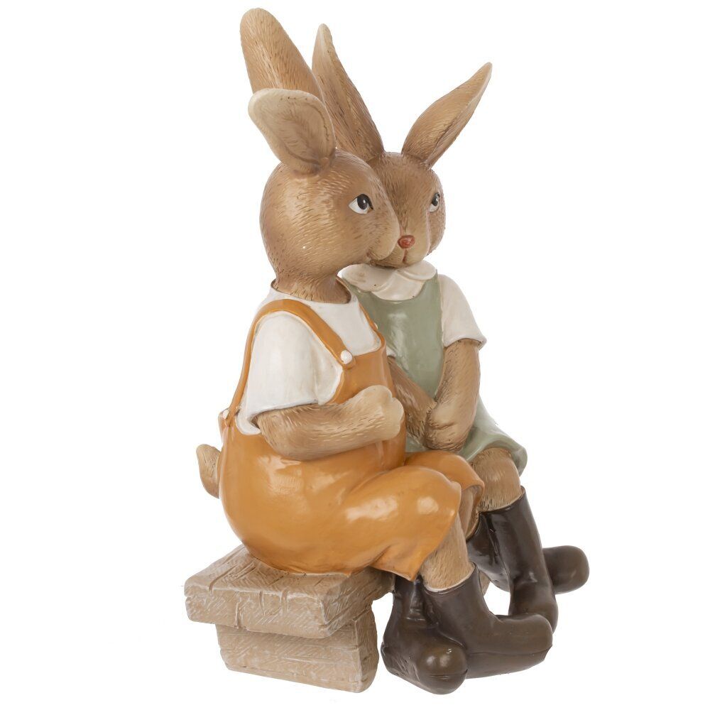 GAEM Фигурка декоративная "Зайцы", L11 W9 H17 см