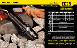 Фонарь Nitecore EC25 COBRA