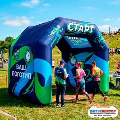 Спортивная арка старт «Место силы», 3,5×3,5×3,5 м