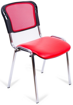 Стул для посетителей ИЗО хром каркас сетка