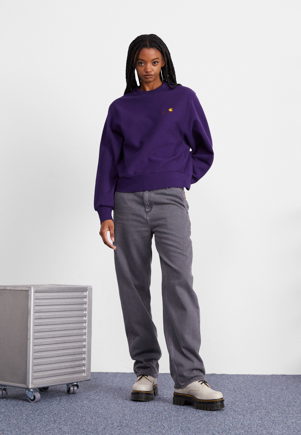 Carhartt WIP PIERCE - Джинсы свободного покроя - Чёрный