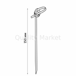 Шпажка для канапе бамбуковая узелок 150 мм по 100 шт/уп (10000 шт/кор)