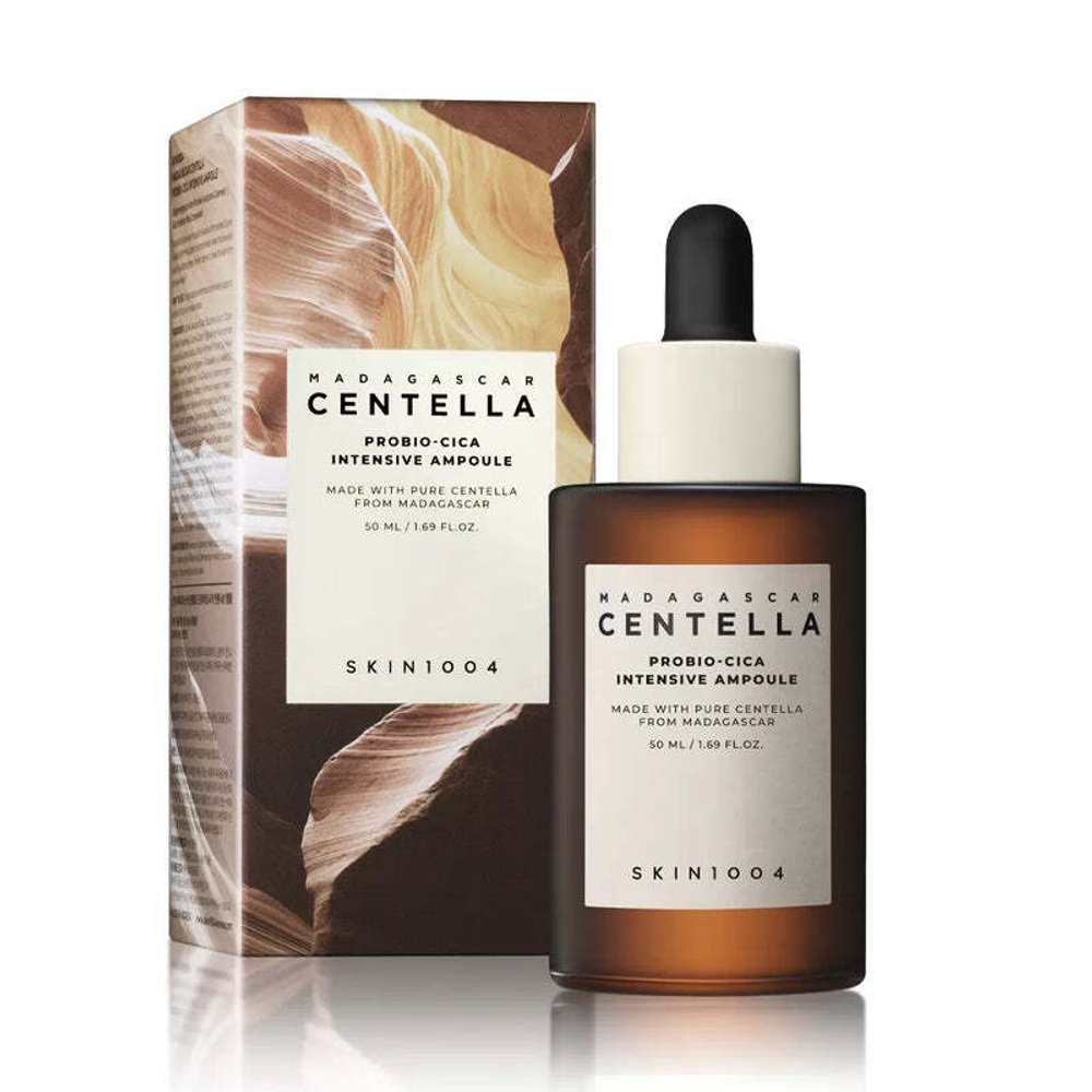 Skin1004 Madagascar Centella Probio-Cica Intensive Ampoule Ампульная сыворотка для лица с пробиотиками 50мл