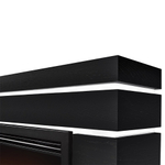 Каминокомплект: Очаг Electrolux EFP/P-2520LS N, портал Moderno 25 шпон черный дуб