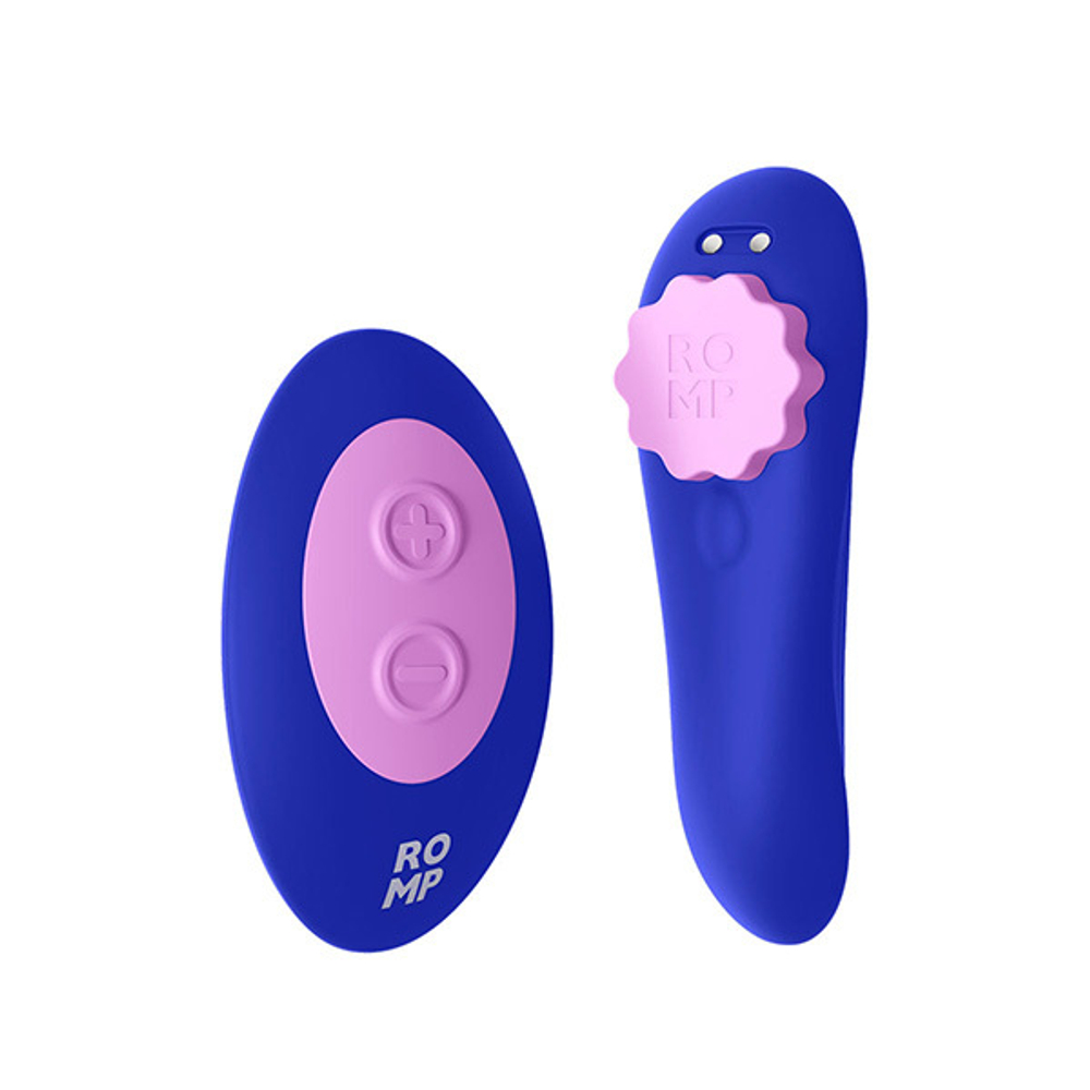 Клиторальный вибратор 8,7см в трусики с пультом ДУ Romp Party Wearable Panty Vibrator RPTY1SG4