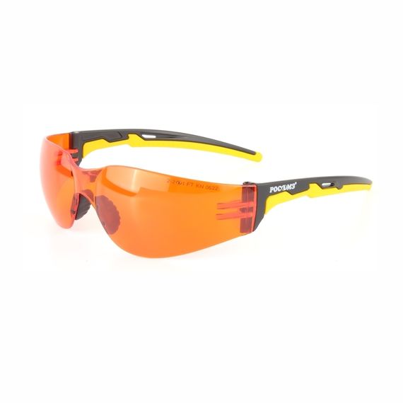 Очки Росомз О15 HAMMER ACTIVE Strong Glass (2-2 PC), защитные открытые, с мягким носоупором, арт. 11552-5