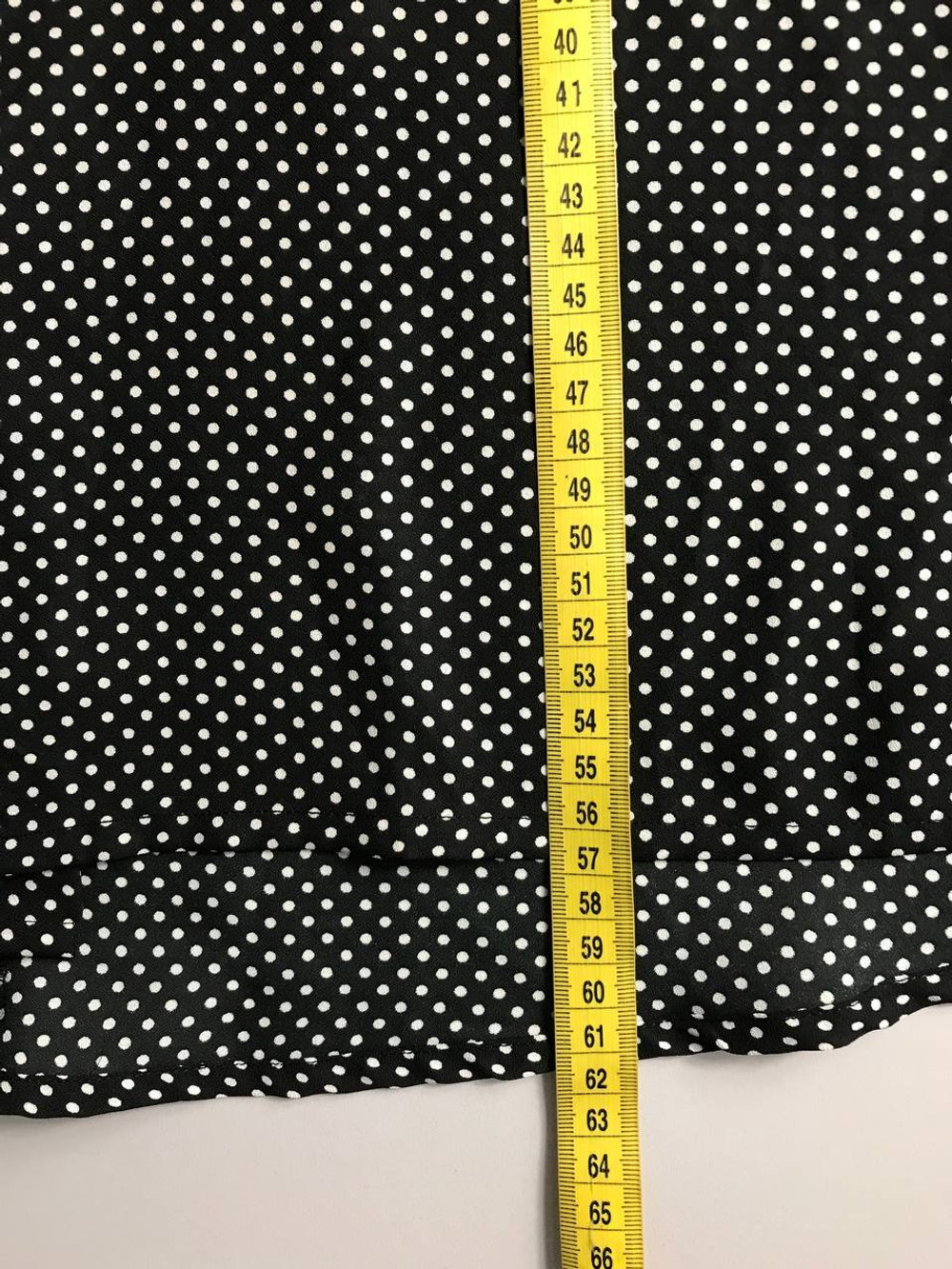 Блузка Hello Beautiful в горошек, маркировка S, визуально 44 размер