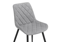 Стул на металлокаркасе Баодин Б/К светло-серый / черный