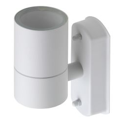 Светильник декоративный настенный ЭРА WL27 WH под лампу MR16 GU10 IP54 белый для интерьера и фасадов зданий