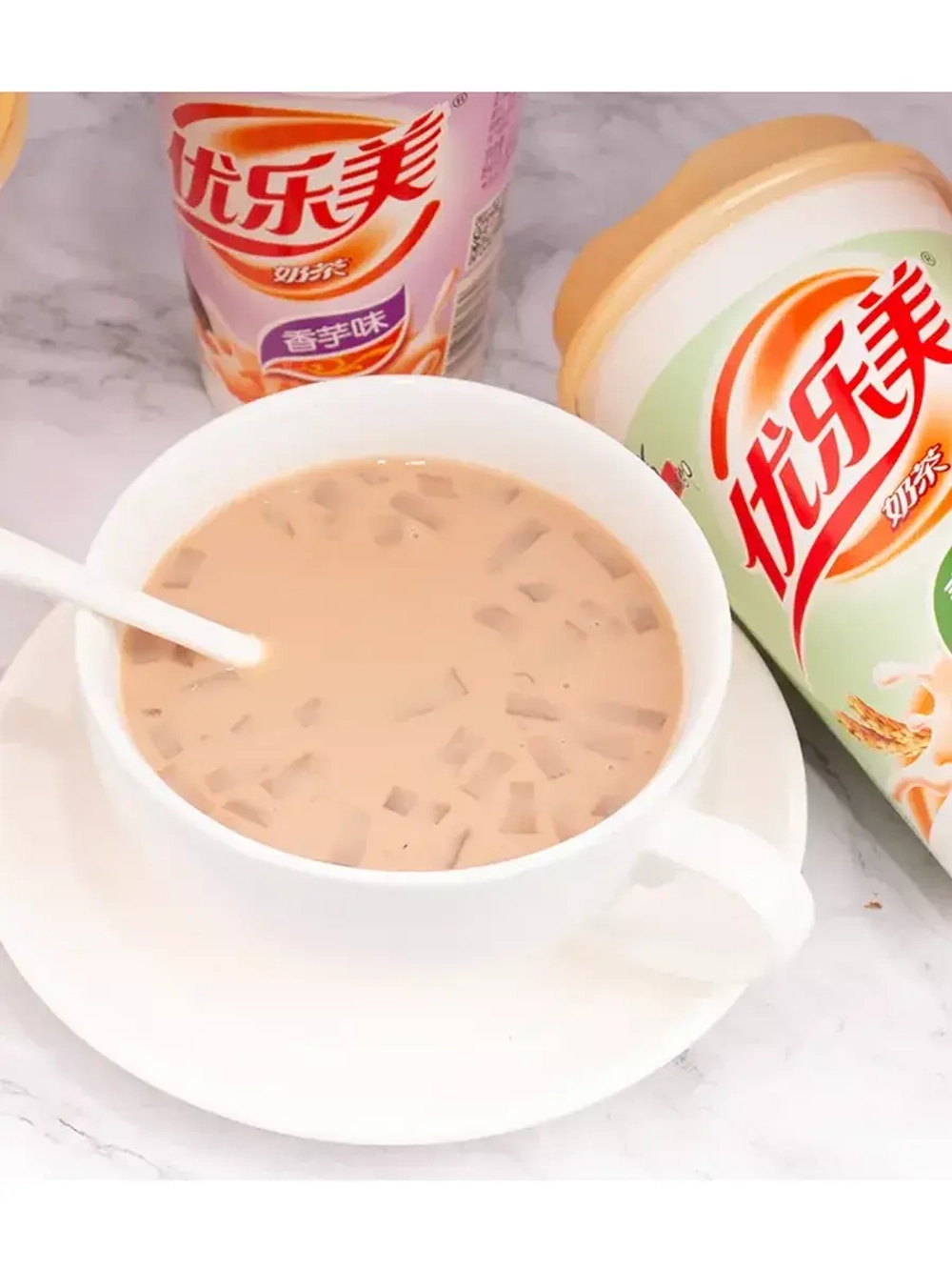 Молочный чай с кокосовым желе со вкусом Таро 80 г * 4 шт