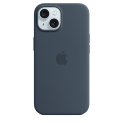 Силиконовый чехол для iPhone 15 с MagSafe - Storm Blue