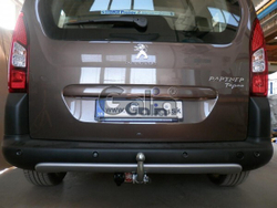 Фаркоп оцинкованный Galia C052A для Peugeot Partner 2008-, Citroen Berlingo 2008-(паспорт и сертификат в комплекте)(без электрики)