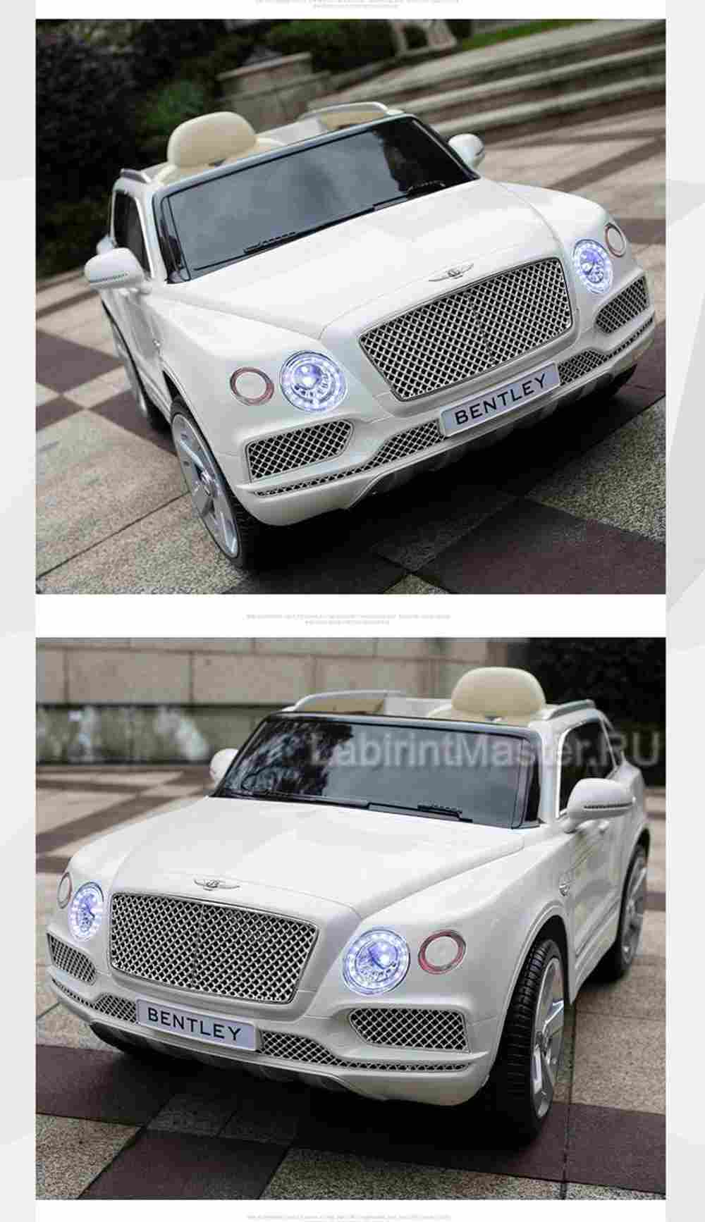 Детский электромобиль "Bentley" JJ2158 6V, белый
