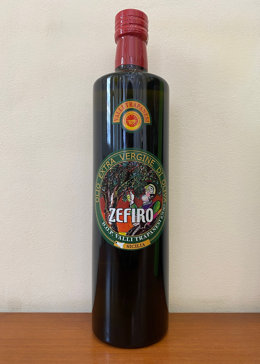 Оливковое масло Carmela di Caro ZEFIRO Extra Virgin D.O.P. Valli Trapanesi, 750 мл, Италия