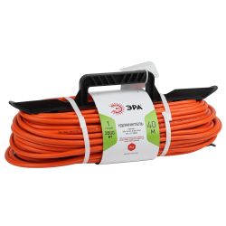 Удлинитель силовой ЭРА UFx-1e-3x1.5-40m на рамке c заземлением 1 розетка 40м ПВС 3x1.5мм2 | Силовые удлинители