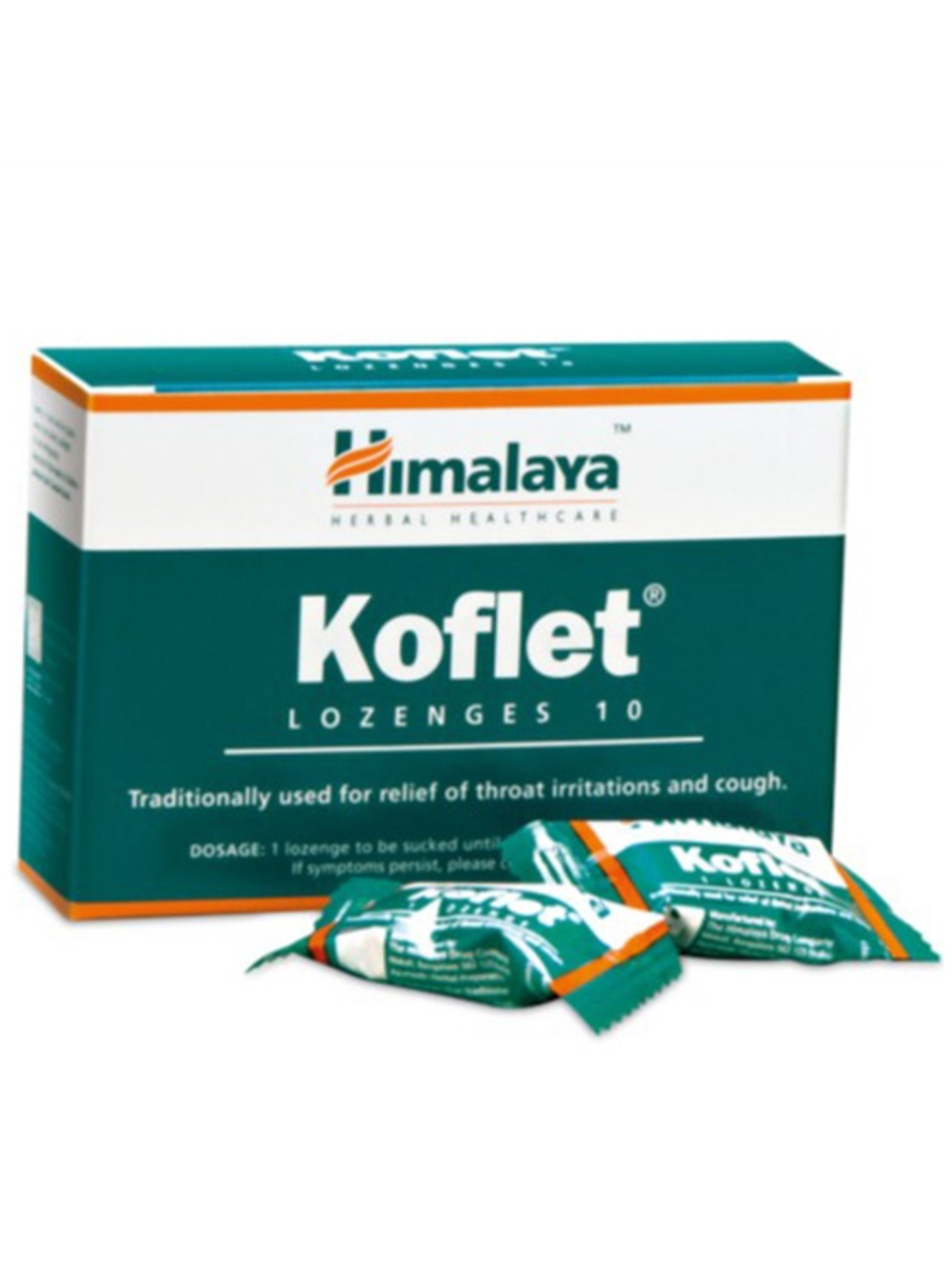 Леденцы для горла Himalaya Koflet 10 шт